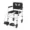 ARCATRON Prime FPA007 Attendant Propelled Shower Commode Wheelchair with Height Adjustability and Swivel Armrest | Arcatron Mobility Commode Chair for Rent or Sale by HDU Healthcare in Delhi NCR, Noida, Greater Noida, Gurugram, Faridabad, Ghaziabad, Mumbai, Navi Mumbai, South Mumbai, Thane | Direct Channel Partner of Arcatron Mobility
