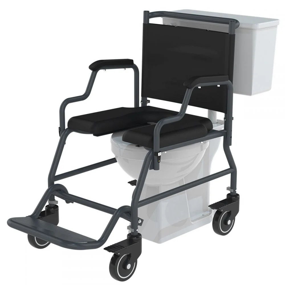 Arcatron 2000 Rolling Over Commode Wheelchair | Arcatron Mobility Commode Chair for Rent or Sale by HDU Healthcare in Delhi NCR, Noida, Greater Noida, Gurugram, Faridabad, Ghaziabad, Mumbai, Navi Mumbai, South Mumbai, Thane | Direct Channel Partner of Arcatron Mobility