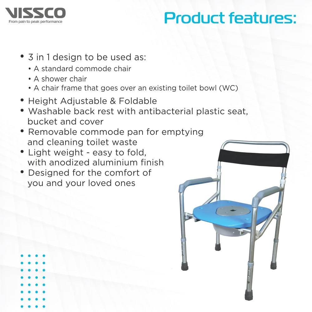 Vissco-Comfort-3-in-1-Foldable-Commode-Shower-Chair-Profile-Features.webp
